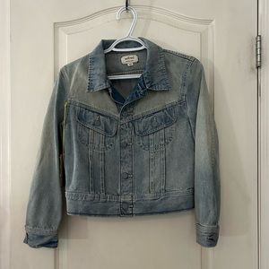NWT Wilfred Cropped Denim Jacket